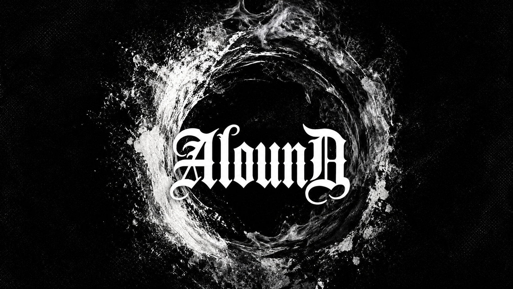 AlounDロゴと円環を重ねた第4版オープニングアートワーク